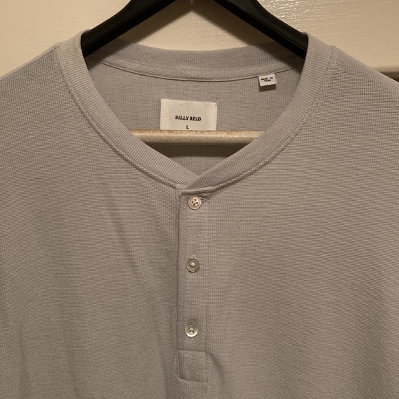 NEW - Billy Reid long sl, 3-button pullover, NEW, w/out tags - Picture 2 of 7